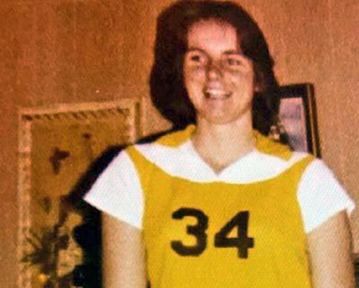 Barbara Grainge in her playing days.